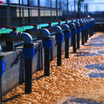 60 Olympic swimming pools of waste arrive every day